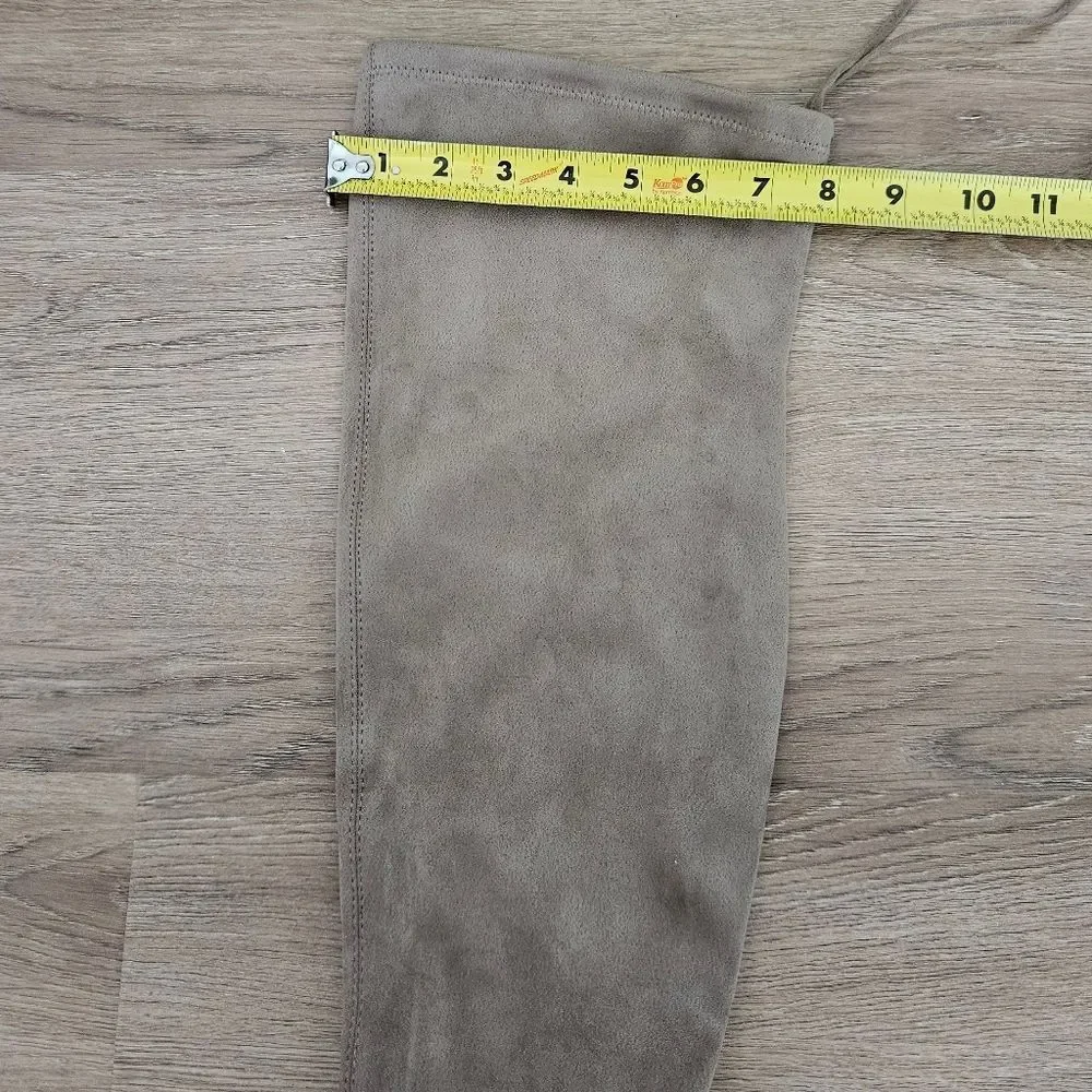 Gianni Bini Trillia Dusty Taupe Over-the-Knee Boots Size 7.5